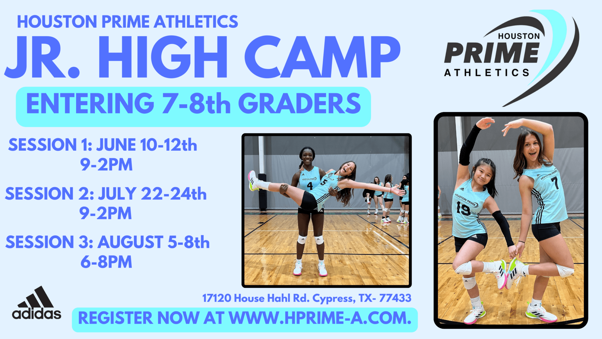 Summer Camps Houston Prime Volleyball